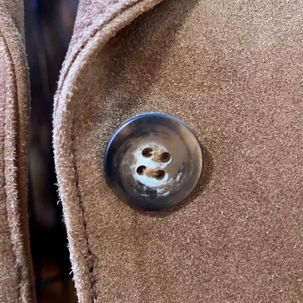 Harold's Genuine Leather Brown Women's Vest - Picture 3 of 3